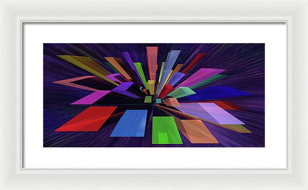 Colour City - Framed Print