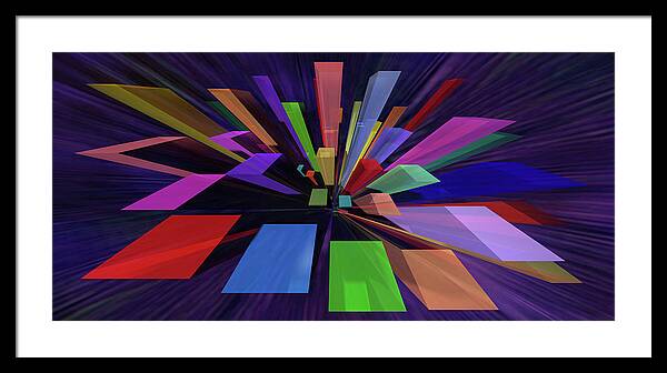 Colour City - Framed Print