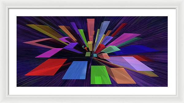 Colour City - Framed Print