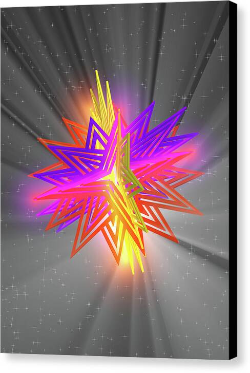 D Star - Canvas Print