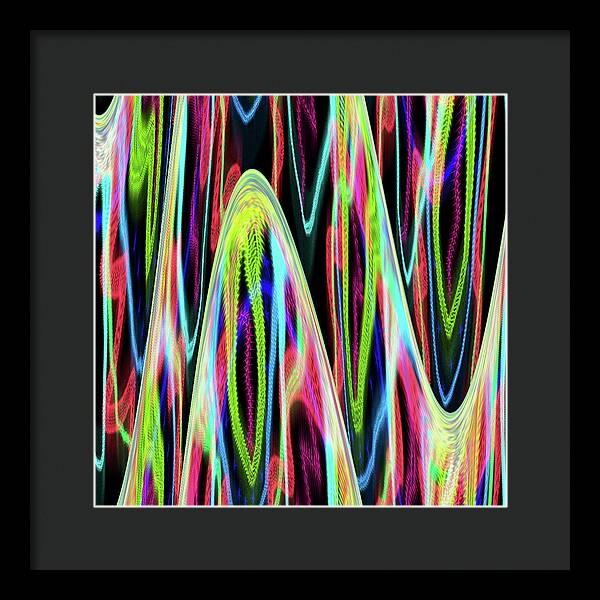 Electron Paths - Framed Print