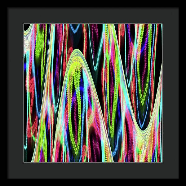 Electron Paths - Framed Print