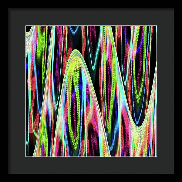 Electron Paths - Framed Print