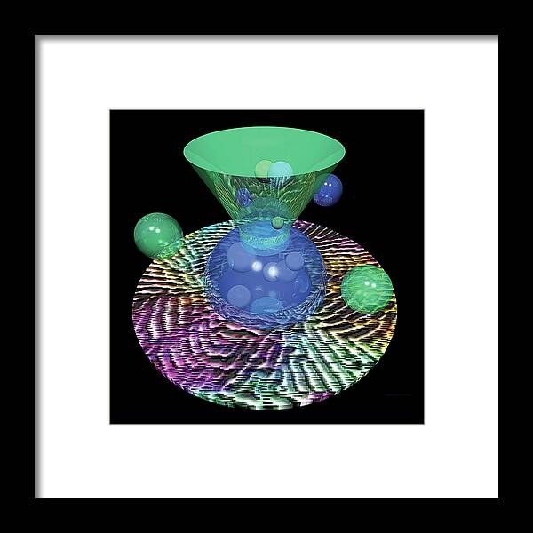 Glub Plane - Framed Print