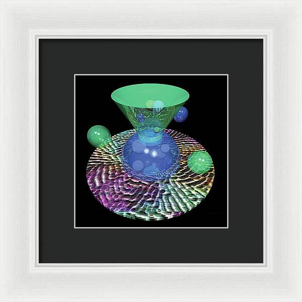 Glub Plane - Framed Print
