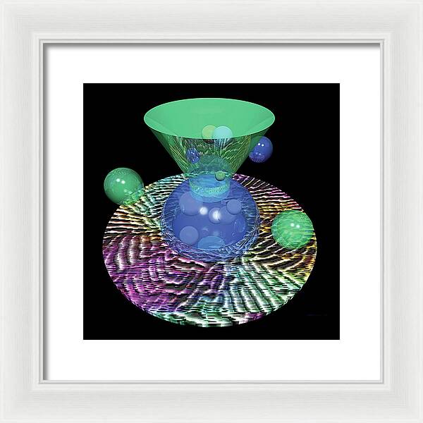 Glub Plane - Framed Print