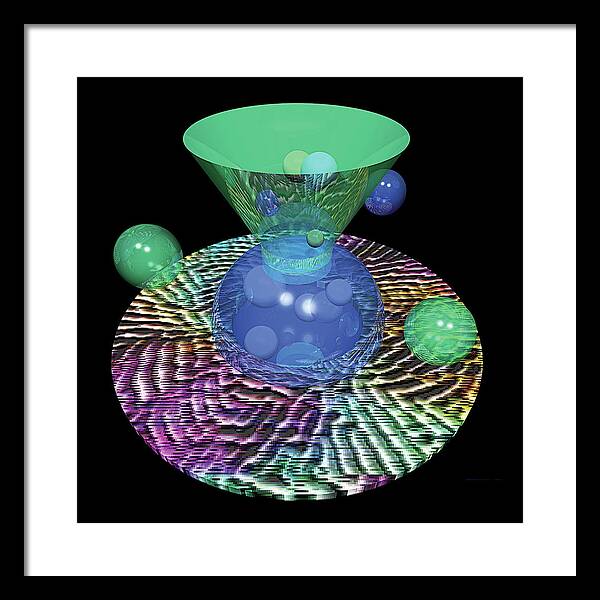 Glub Plane - Framed Print