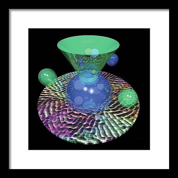 Glub Plane - Framed Print