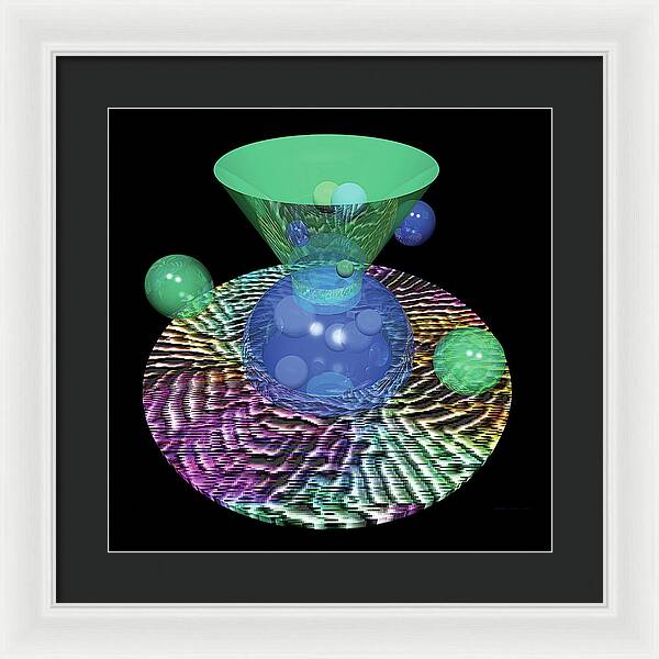 Glub Plane - Framed Print