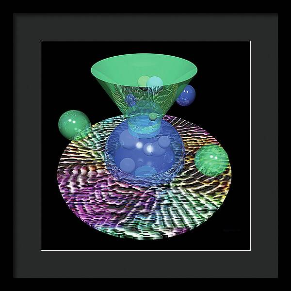 Glub Plane - Framed Print