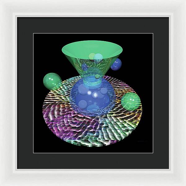 Glub Plane - Framed Print