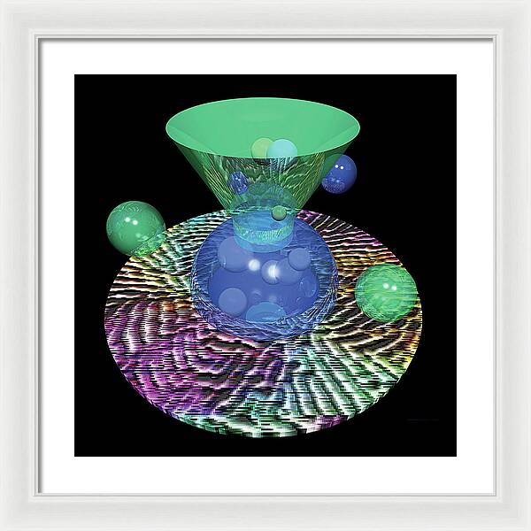 Glub Plane - Framed Print