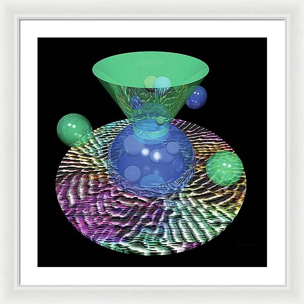 Glub Plane - Framed Print