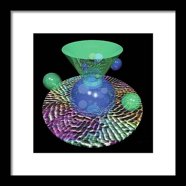 Glub Plane - Framed Print