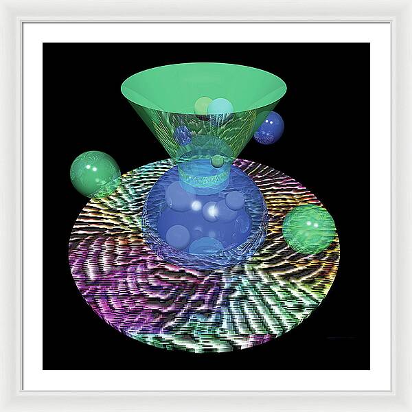 Glub Plane - Framed Print