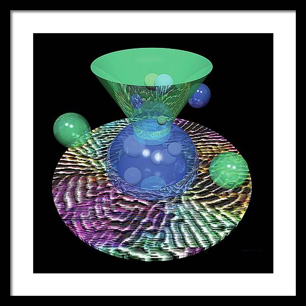 Glub Plane - Framed Print