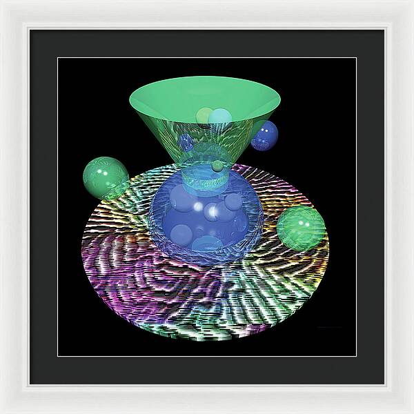 Glub Plane - Framed Print