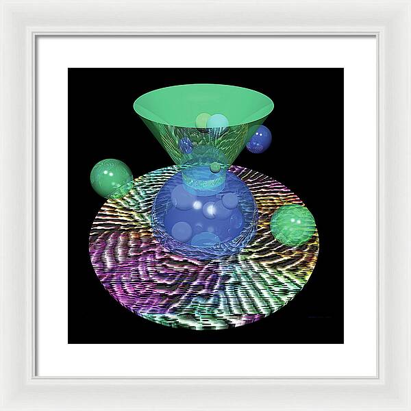 Glub Plane - Framed Print