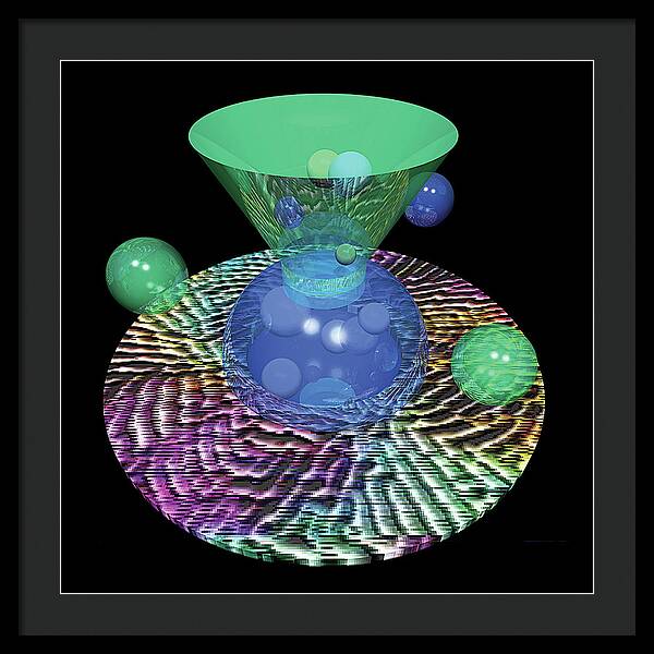 Glub Plane - Framed Print