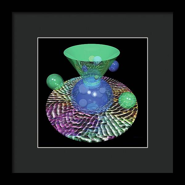 Glub Plane - Framed Print