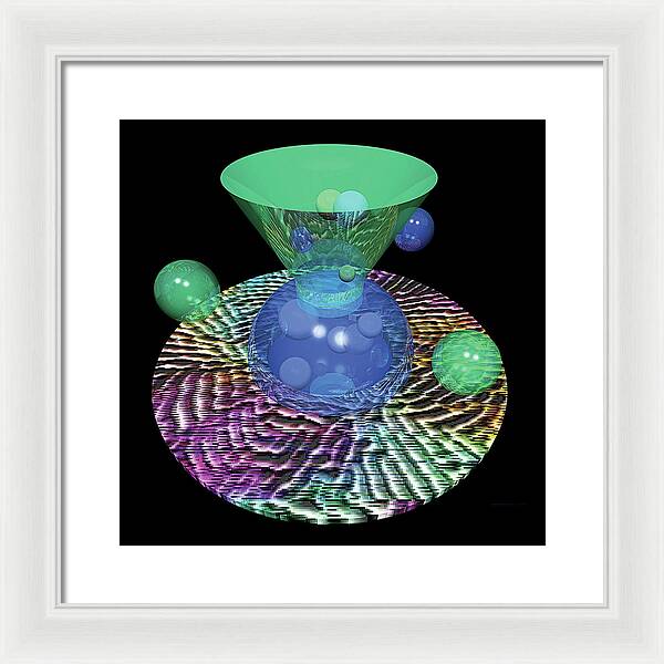 Glub Plane - Framed Print