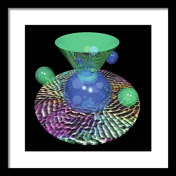 Glub Plane - Framed Print