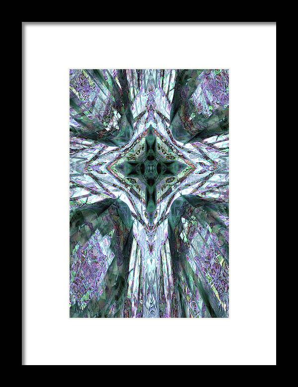 Cross of Grapes - Framed Print