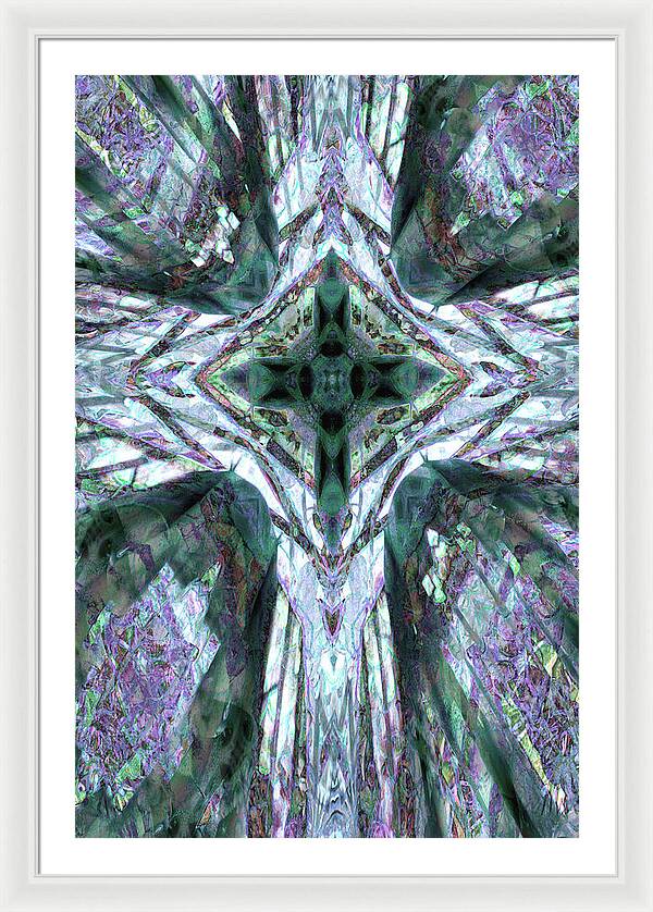 Cross of Grapes - Framed Print