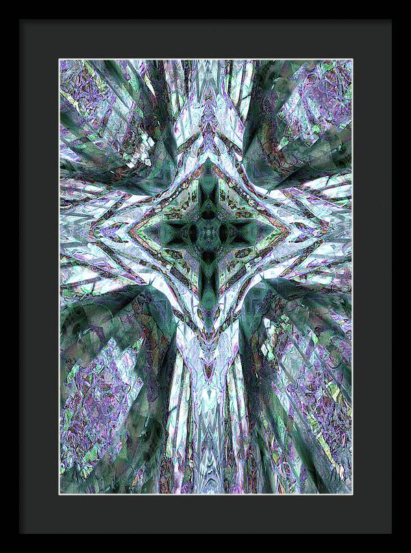 Cross of Grapes - Framed Print