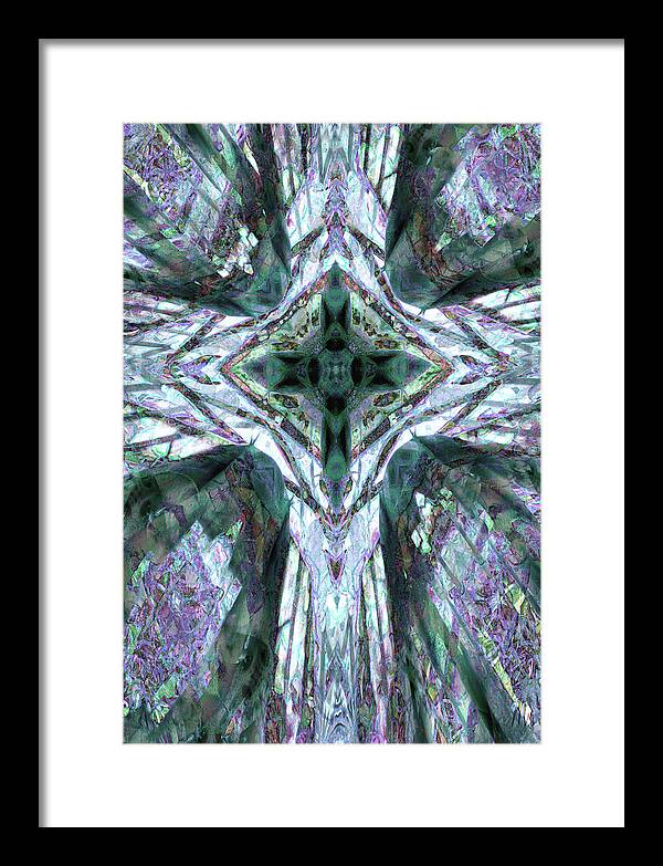 Cross of Grapes - Framed Print