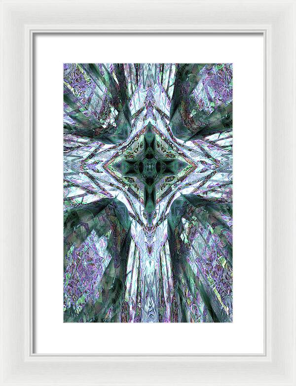 Cross of Grapes - Framed Print
