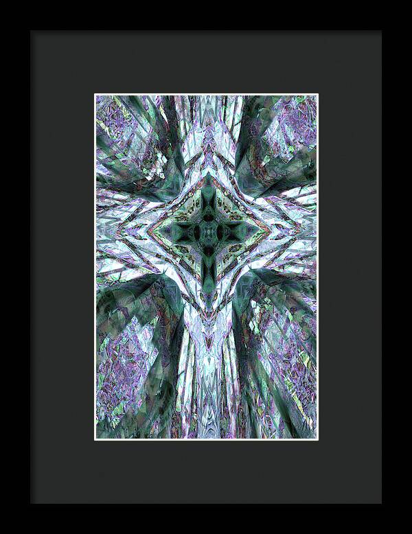 Cross of Grapes - Framed Print