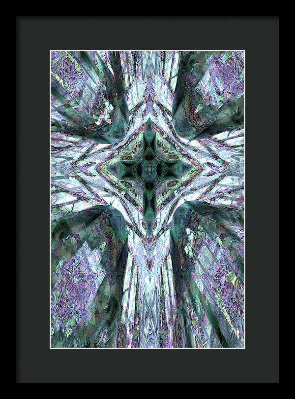 Cross of Grapes - Framed Print