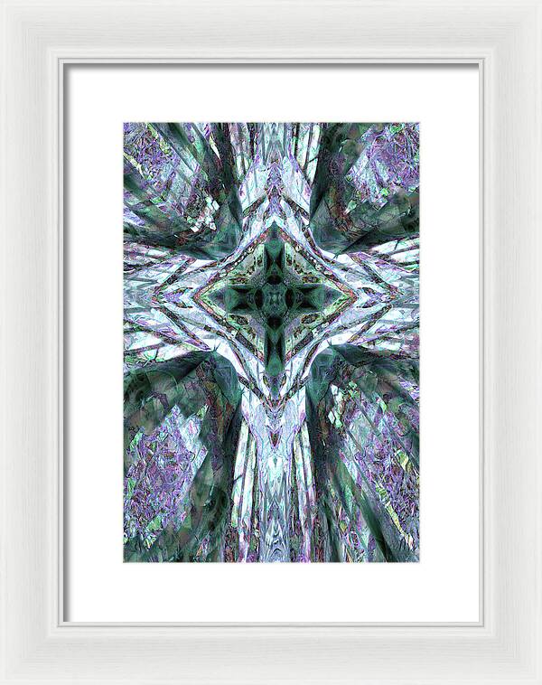 Cross of Grapes - Framed Print