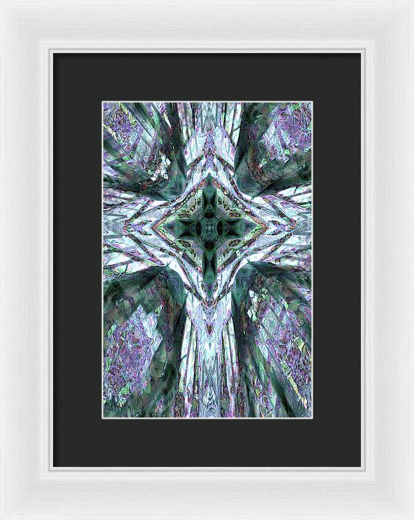 Cross of Grapes - Framed Print