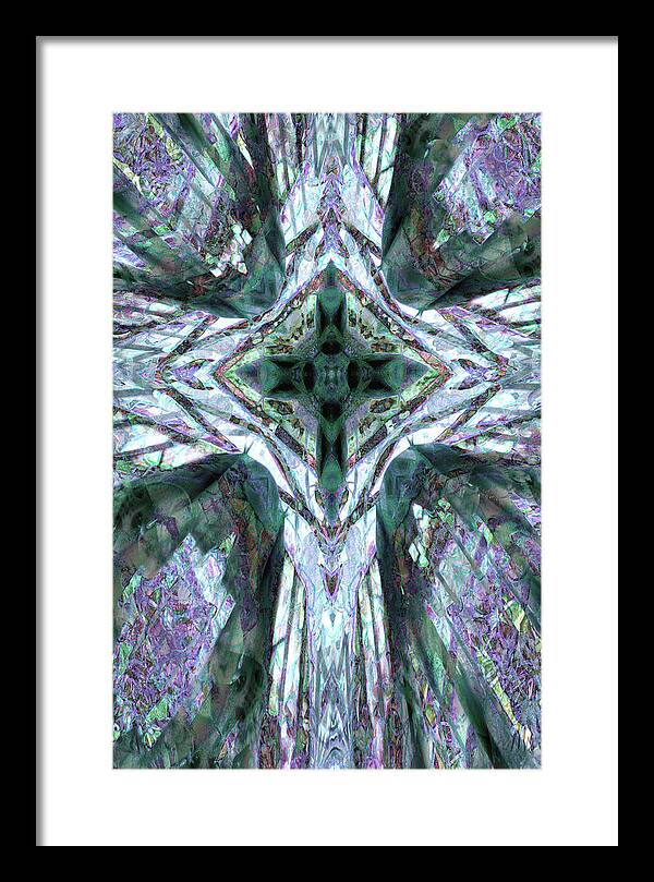 Cross of Grapes - Framed Print