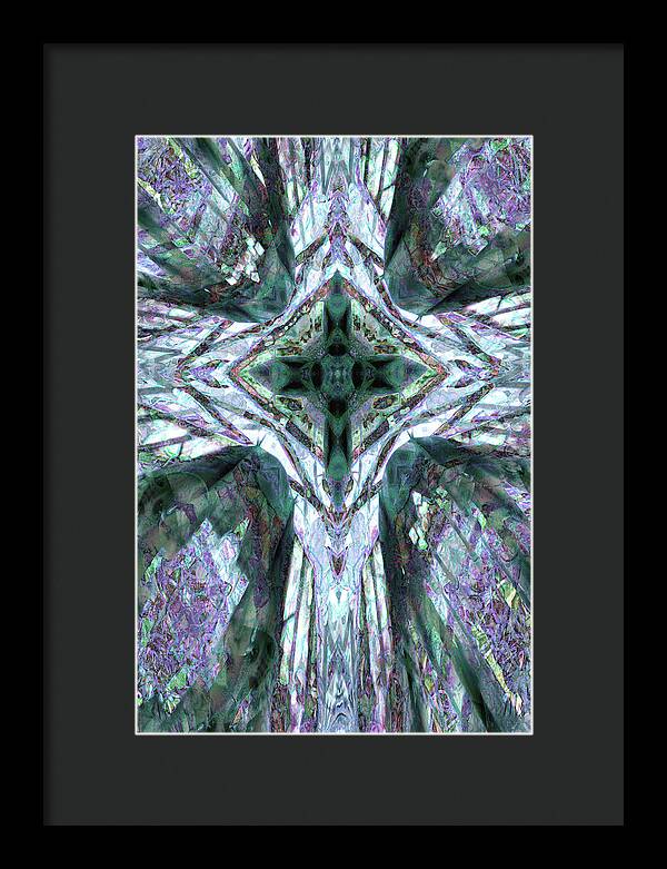 Cross of Grapes - Framed Print