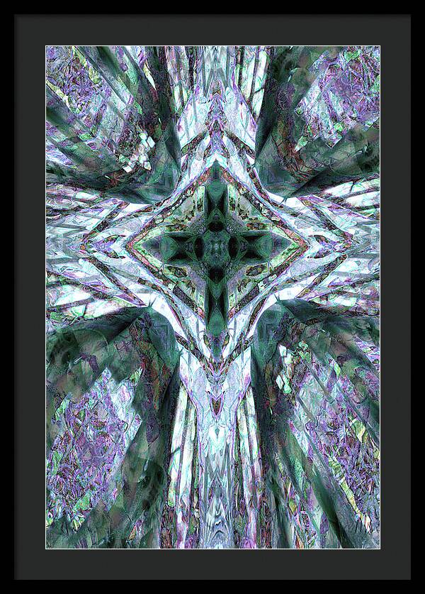 Cross of Grapes - Framed Print