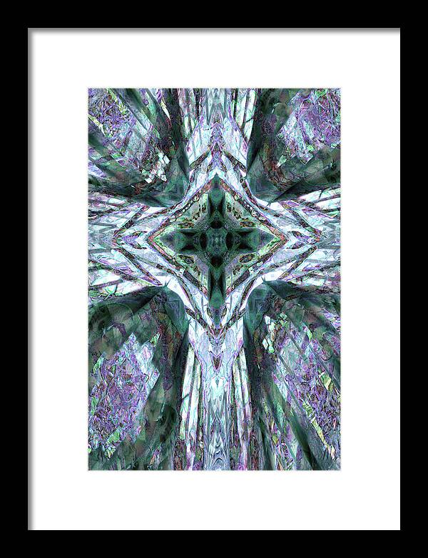 Cross of Grapes - Framed Print