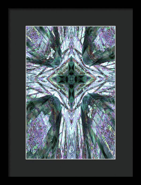Cross of Grapes - Framed Print