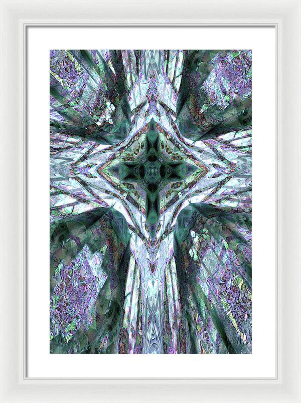 Cross of Grapes - Framed Print