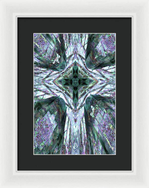 Cross of Grapes - Framed Print