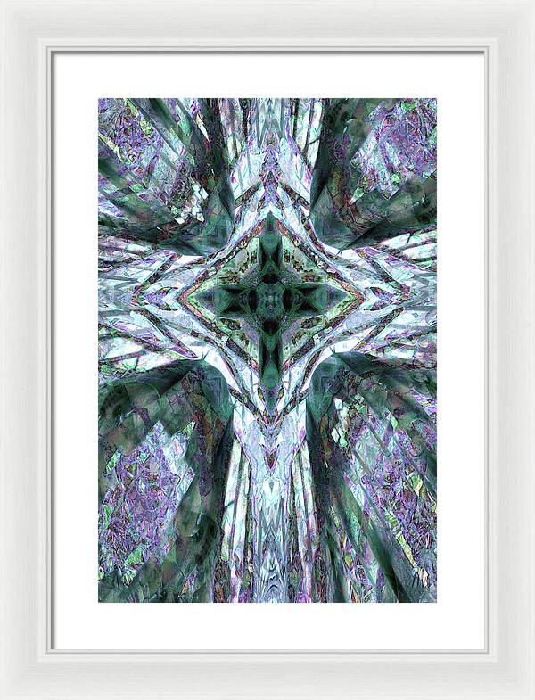 Cross of Grapes - Framed Print