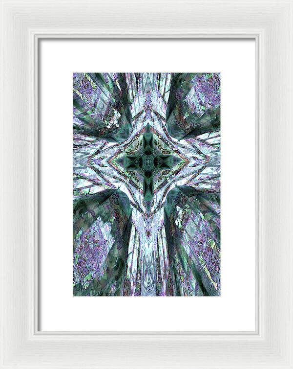 Cross of Grapes - Framed Print