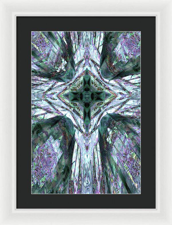 Cross of Grapes - Framed Print