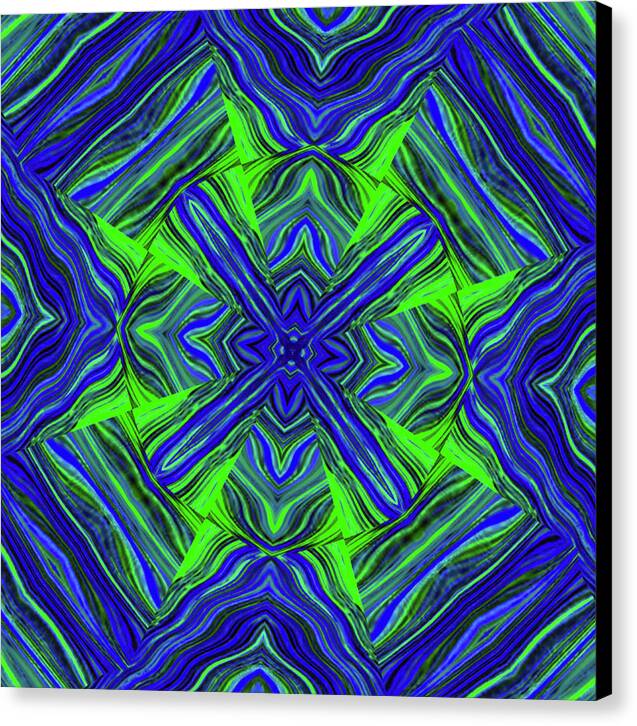Green Cross - Canvas Print
