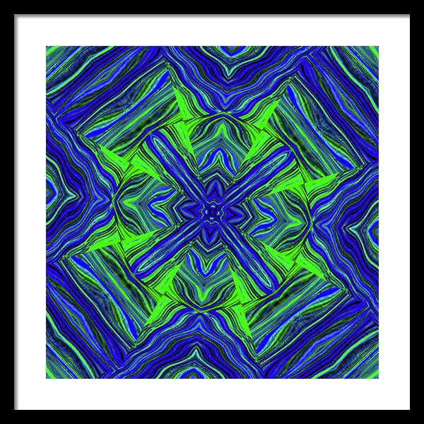 Green Cross - Framed Print