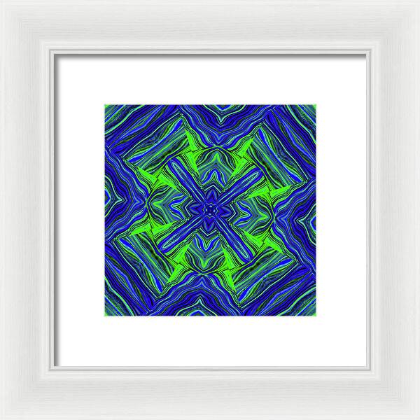Green Cross - Framed Print