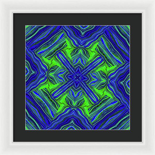 Green Cross - Framed Print