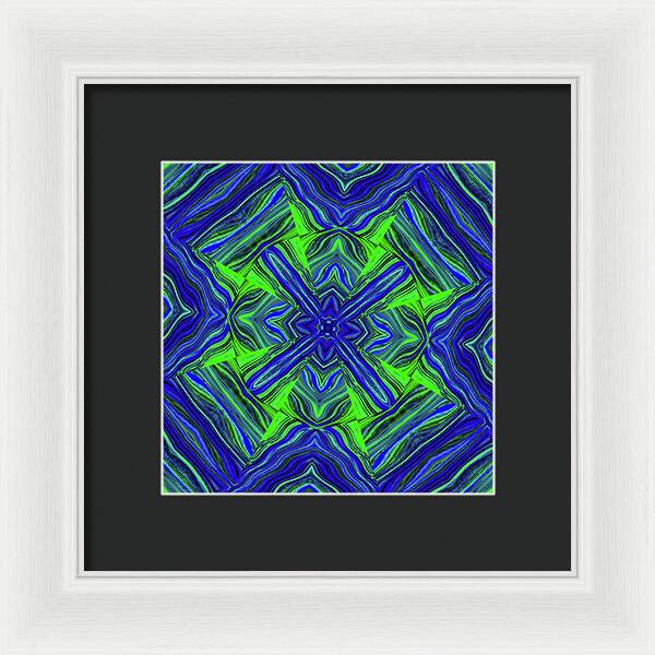 Green Cross - Framed Print